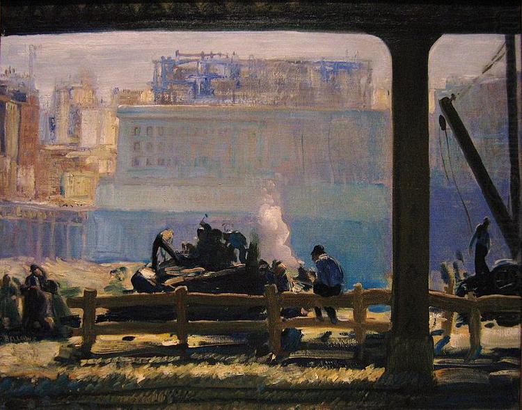 George Wesley Bellows Blue Morning china oil painting image
